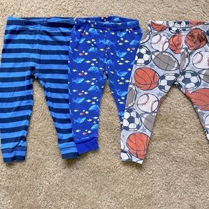 18m pajama pants bundle for toddler boys